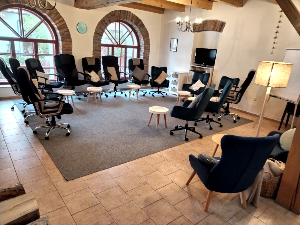 Školící a výuková místnost v penzionu Myškův mlýn